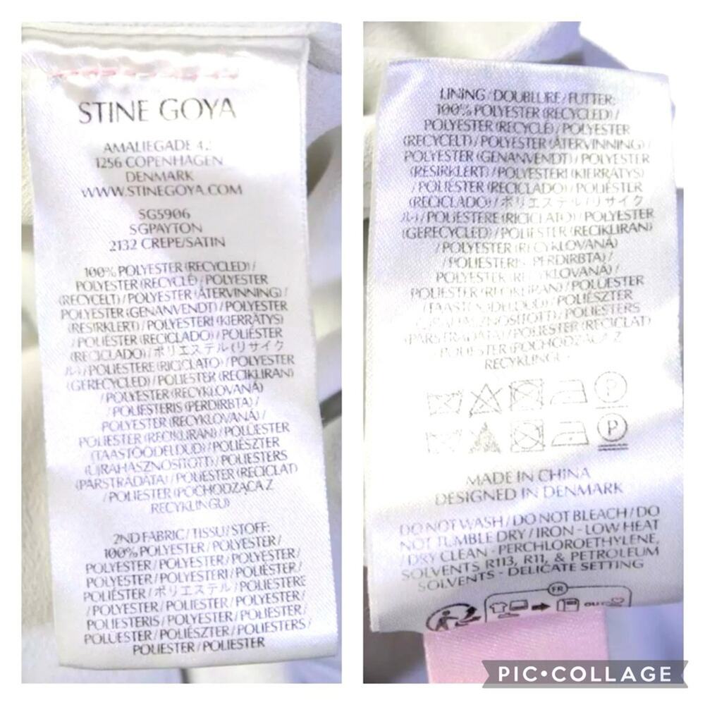 STINE GOYA payton dress in poppiesbloom poppies bloom floral XL - Picture 10 of 16